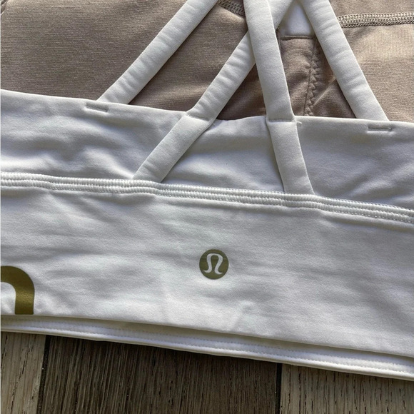 lululemon athletica White Sleeveless Crop Tank Top - Picture 3 of 5